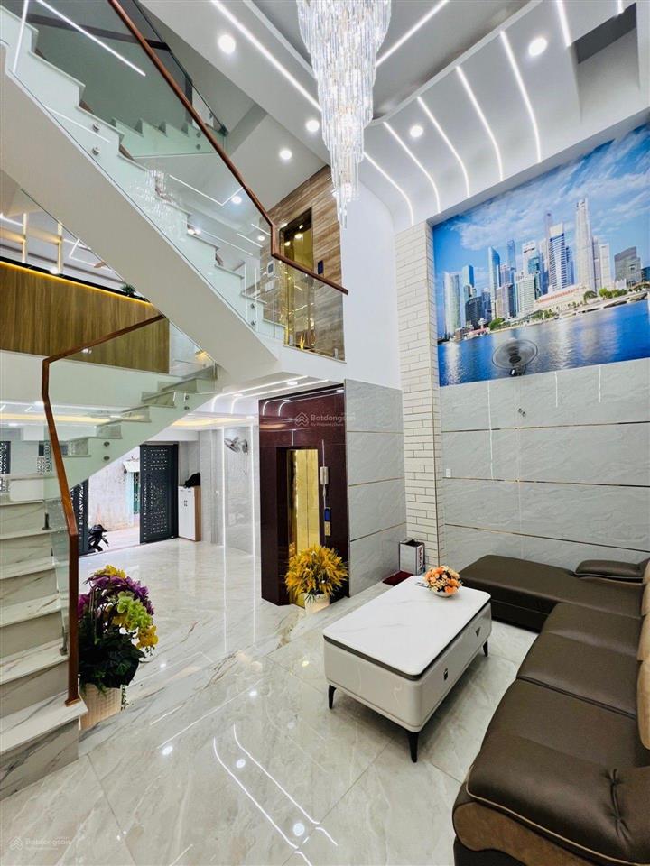 Nhà mới đường mã lò ngang 5.2m (55m2  4 tầng) thang máy hẻm xe tải thông full nội thất  7 tỷ