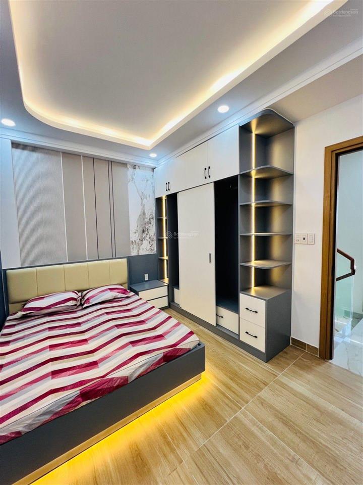Nhà mới đường mã lò ngang 5.2m (55m2  4 tầng) thang máy hẻm xe tải thông full nội thất  7 tỷ