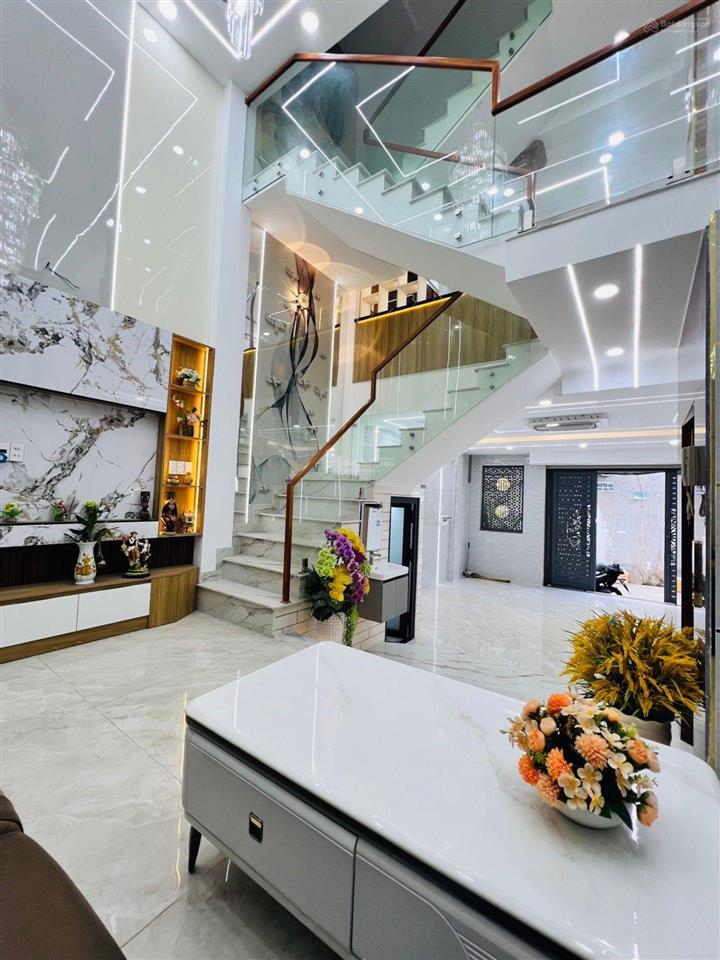 Nhà mới đường mã lò ngang 5.2m (55m2  4 tầng) thang máy hẻm xe tải thông full nội thất  7 tỷ