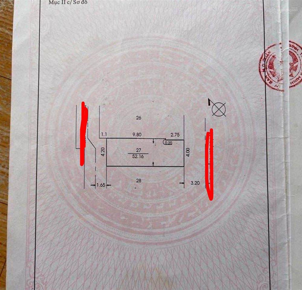 2 mặt hẻm xe hơi hoàng văn thụ (52m2  nở hậu nhẹ 4.2m sổ vuông) cạnh sân bay 20m ra mặt tiền