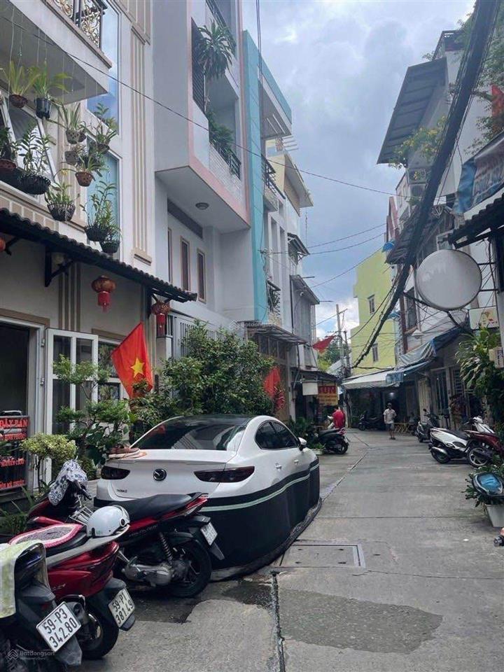 2 mặt hẻm xe hơi hoàng văn thụ (52m2  nở hậu nhẹ 4.2m sổ vuông) cạnh sân bay 20m ra mặt tiền