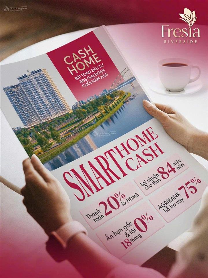 Căn hộ fresia riverside biên hòa đồng nai  3 mặt view sông thanh toán chỉ 20% sở hữu