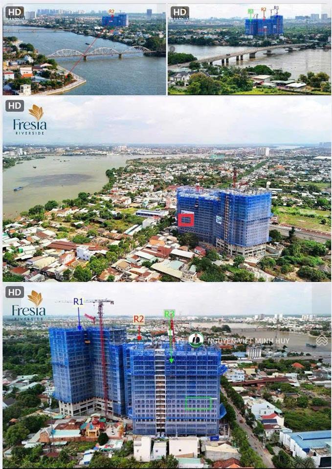 Bán căn hộ fresia riverside tại bùi hữu nghĩa, 1,989 tỷ, 51.5m2, giá cực chất