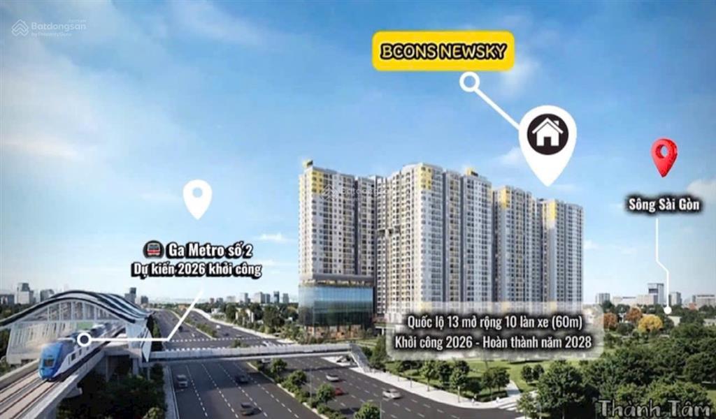 Em cần bán gấp căn 2pn, 2wc giá 3 tỷ, 55 m2, bcons newsky, chính chủ, uy tín