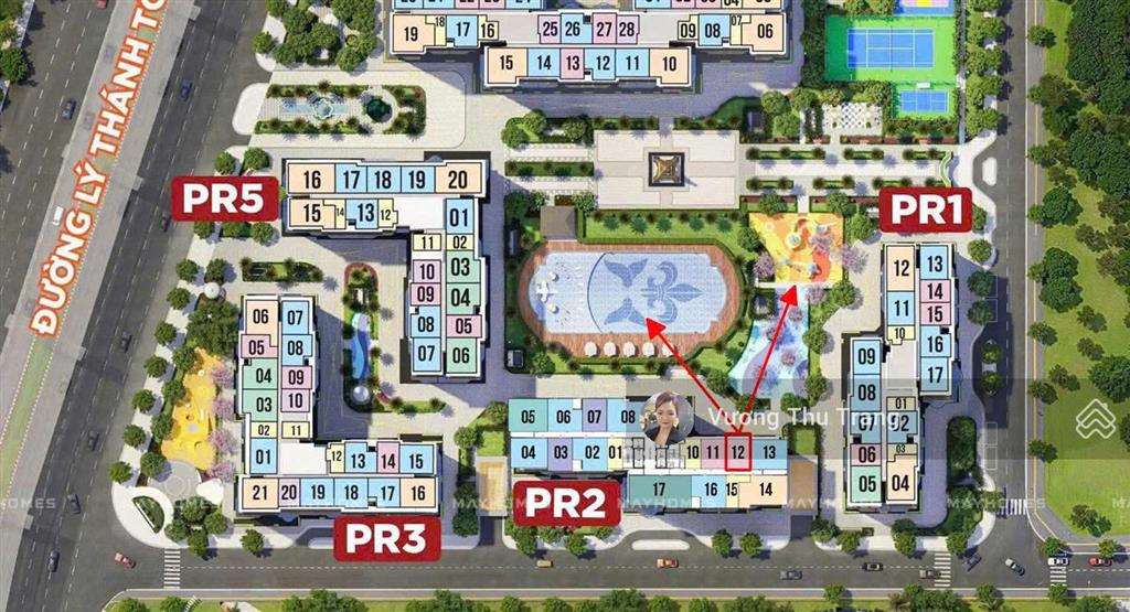 Giá tốt ! bán căn 1n view bể bơi siêu đẹp tòa pr2 the paris vinhomes ocean park. nhận nhà t4/2027