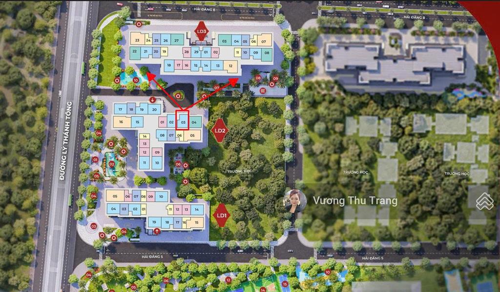 4,050 tỷ căn 2n2vs ban công đông bắc view nội khu thoáng mát, tòa ld2 vinhomes ocean park