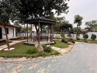Tuyệt phẩm nghỉ dưỡng gần hồ đồng mô biệt thự sẵn, 850m thổ cư, mặt tiền siêu rộng