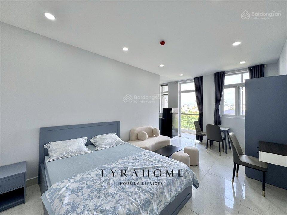 Cho thuê căn hộ 1pn ban công 45m2 full nội thất ngay đại học văn lang cs3