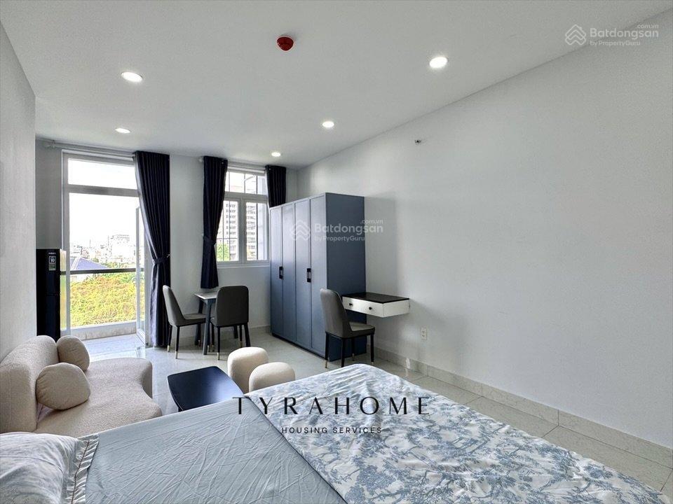 Cho thuê căn hộ 1pn ban công 45m2 full nội thất ngay đại học văn lang cs3