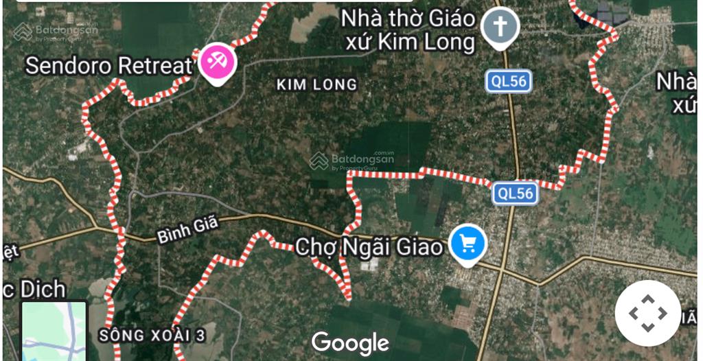 Đất nền đường to rộng đẹp gần khu dân. sổ riêng giáp nhau. cách vũng tàu khoảng 10km