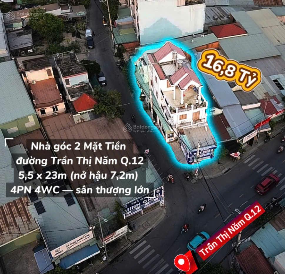 Q. 12 nhà shr góc 2 mặt tiền, nở hậu đường trần thị năm (chính chủ bán)