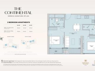 Chính chủ cần bán gấp căn y5.1210 2pn 67.7m2 giá 5.9 tỷ tự án imperia signature  the continental