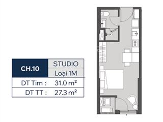Chính chủ cần bán cắt lỗ căn studio giá 3 tỷ view thoáng đẹp chung cư cao cấp masterise vin cổ loa