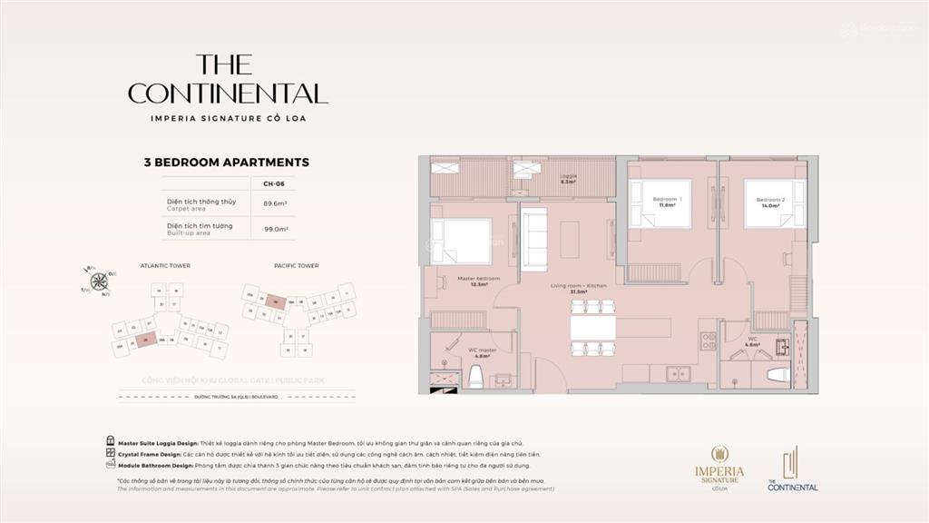 Cần bán lỗ căn 06 tòa p dự án imperia signature  the continental vinhomes cổ loa