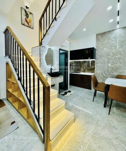 Nhà đẹp nguyễn văn đậu, bình thạnh giá 2tỷ550. dt 40m2  3pn. gần thpt phan đăng lưu. sổ chính chủ