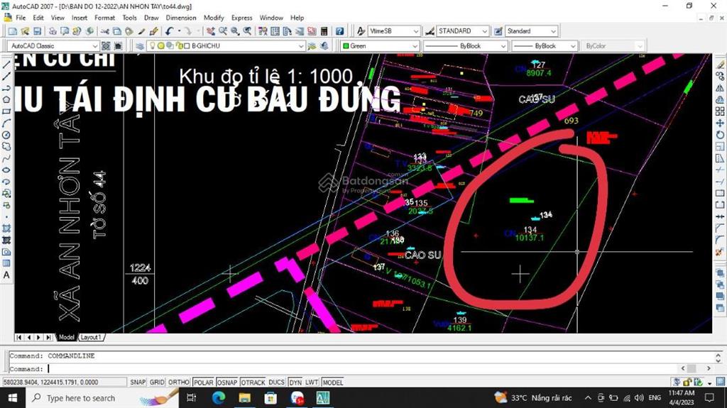 Bán đất vườn  an nhơn tây, củ chi