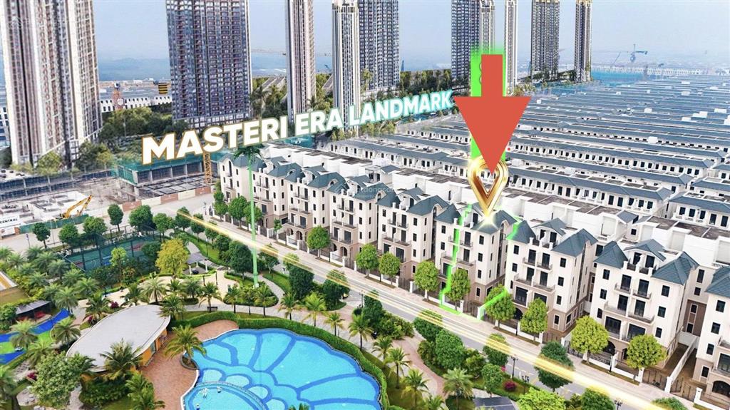 Biệt thự song lập ở vinhomes ocean park 3, 24,8 tỷ, 136 m2, view công viên, bể bơi, hướng đông nam