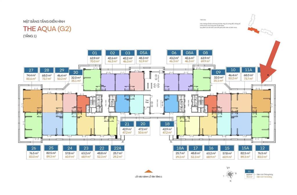 Cho thuê shophouse tòa g2 căn góc view nội khu công viên, bể bơi  74m2 tại sola park, 74 triệu vnd