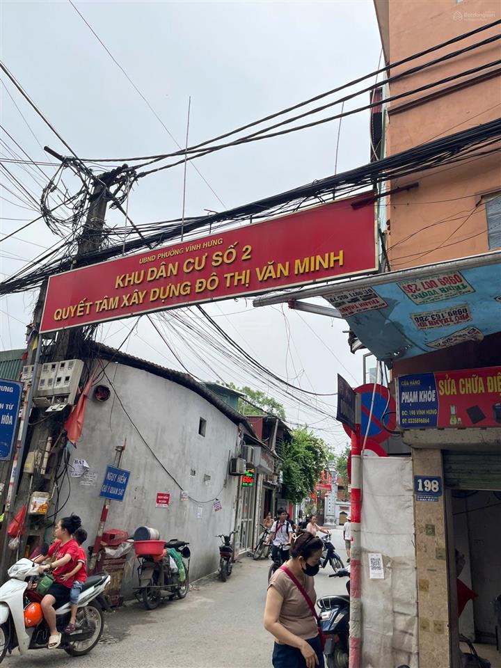 Chính chủ cho thuê nhà riêng 3pn, 2wc, 77m2 tại ngõ 198, vĩnh hưng, 8 triệu vnd