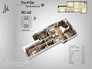 Chính chủ cần bán căn hộ 3pn 2wc tại the pride, hà đông, 5,5 tỷ, 94m2 giá tốt thị trường