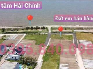 Bán gấp lô đất mặt biển Hải Triều Đối diện bãi tắm Giá 900 triệu