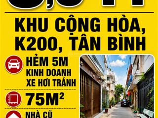 Hxh 5m  hoàng hoa thám  k200, tân bình  2 tầng cũ tiện xây, hiện cho thuê 11tr, hạ còn 8,9 tỷ