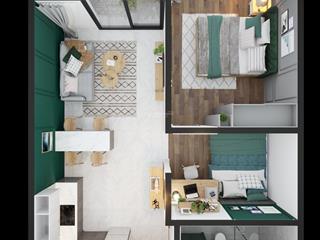 Chuyển nhượng căn 1,5pn hiếm nhất sentosa sky park 48,6m² full nội thất view bể bơi, giá tốt