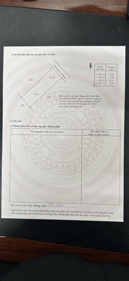 Bán gấp đất mặt tiền đường hương lộ 15 vị trí đẹp, thuận tiện kinh doanh mọi ngành nghề, shr thổ cư