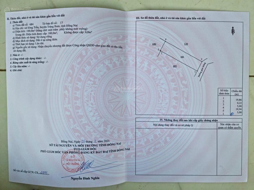 Chính chủ bán gấp đất sổ riêng thổ cư 100% gần giáo xứ gia tôn, tt 279tr còn lại ngân hàng hỗ trợ