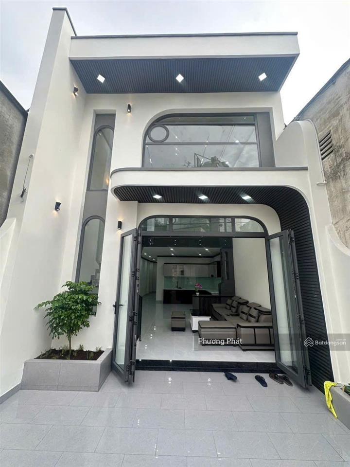 Bán gấp nhà 1 trệt 1 lửng đúc mới xây kiên cố sổ hồng riêng thổ cư 100% ngay công viên biên hùng