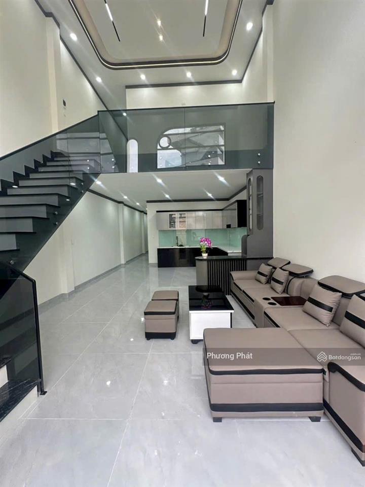 Bán gấp nhà 1 trệt 1 lửng đúc mới xây kiên cố sổ hồng riêng thổ cư 100% ngay công viên biên hùng
