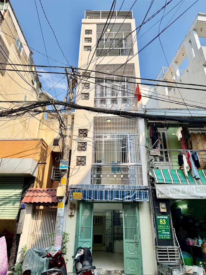 Bán nhà mặt tiền 81 cô giang, p1, phú nhuận  nở hậu tài lộc  47m2  4 lầu