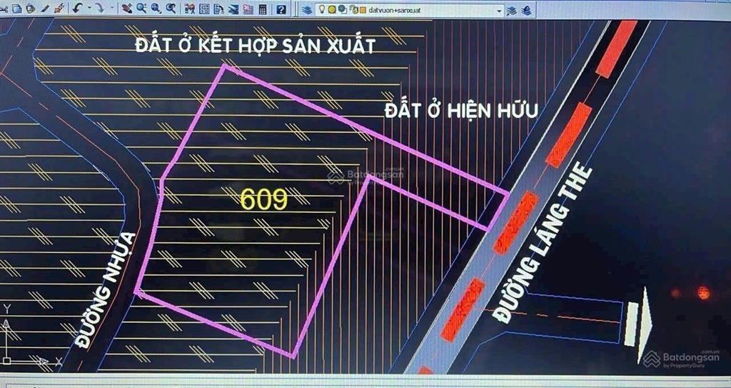 Bán 4200 m đường láng the, có 1800m thổ cư
địa thế cực đẹp đất 2 mặt tiền