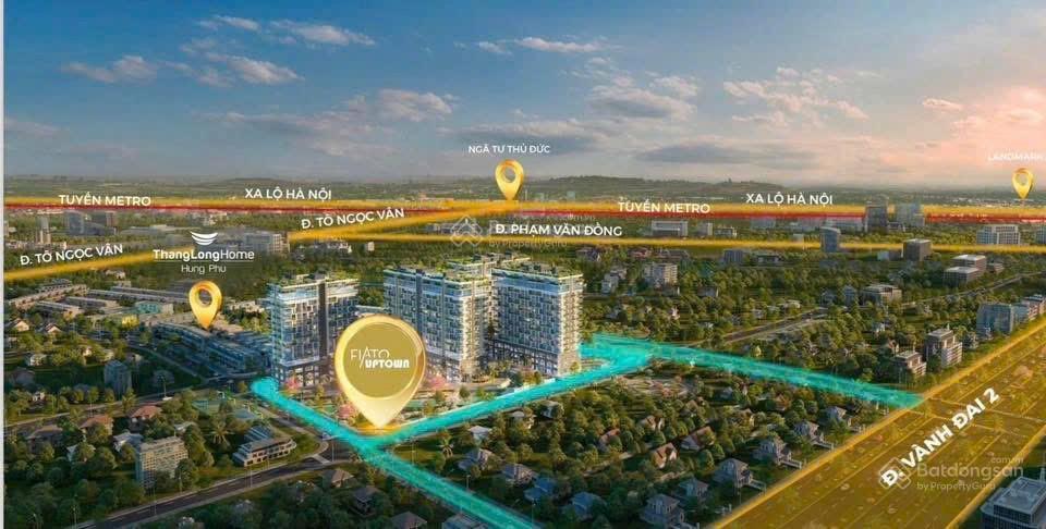 Bán căn góc fiato uptown, tầng cao, 4,89 tỷ, 87m2, 2pn, 2wc, chính chủ, giá cực chất