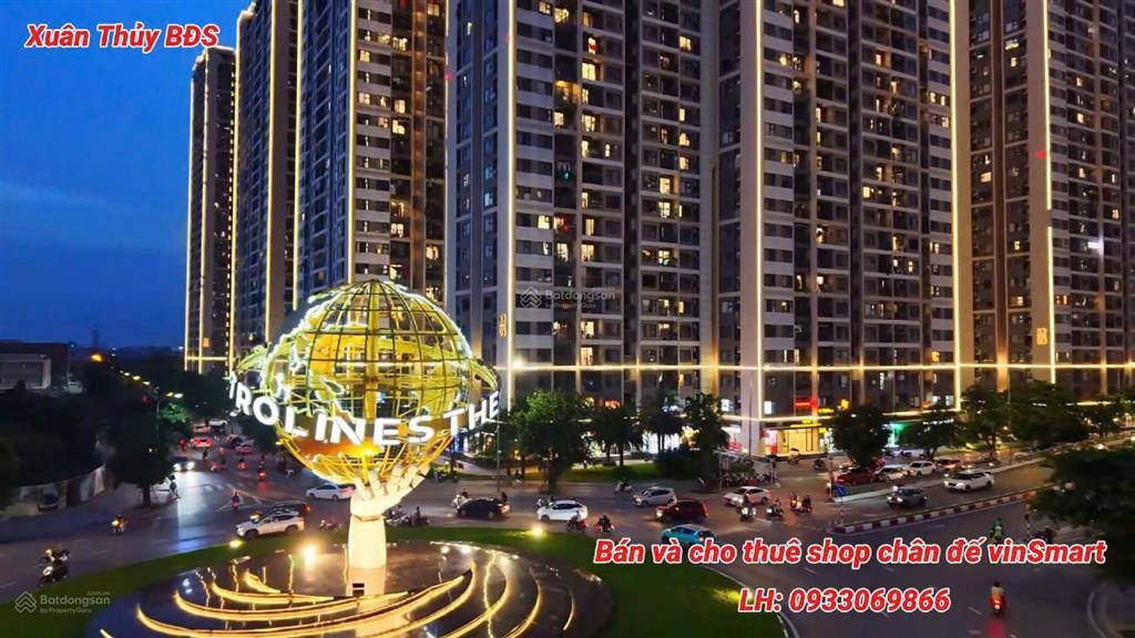 Cho thuê căn shop chân đế chung cư giá thuê rẻ nhất tại vinhomes smart city tây mỗ.