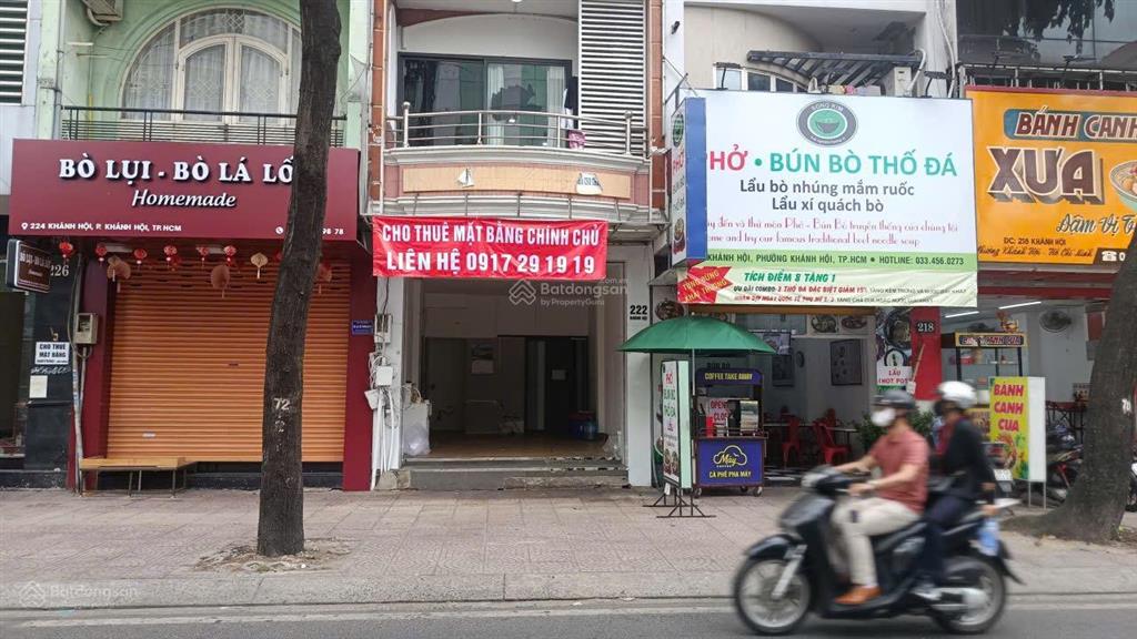 Cho thuê nhà mặt phố 222 khánh hội, 25 triệu, 40m2 giá ưu đãi