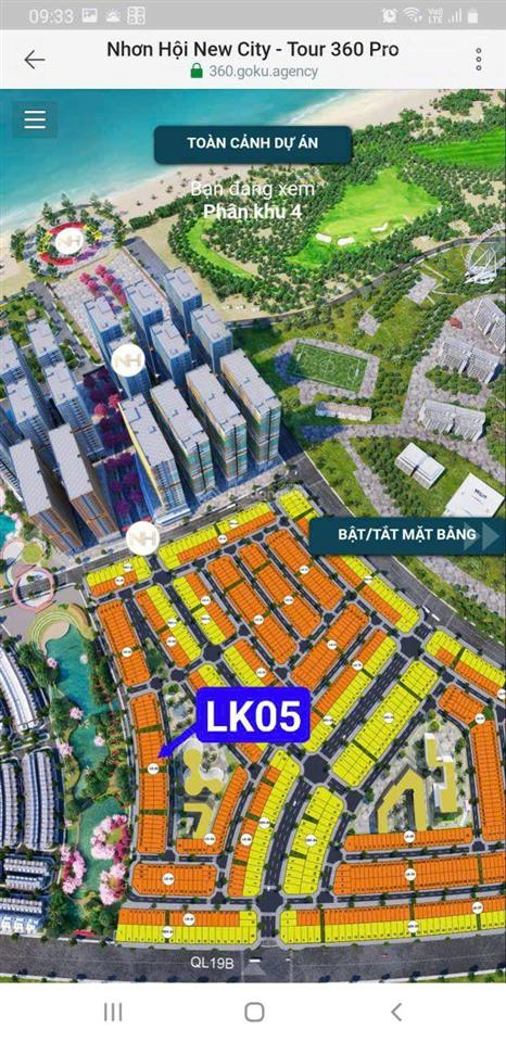 Bán nền đất biển quy nhơn, view tiện ích. giá 1 tỷ 620.0986 289 ***