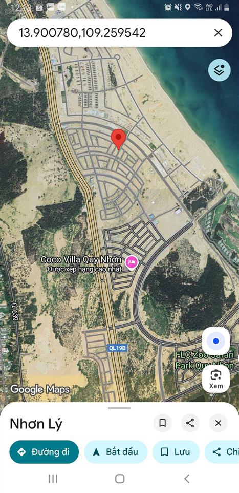 Bán đất biển quy nhơn. cách biển 500m. giá 1 tỷ 650.  0986 289 ***