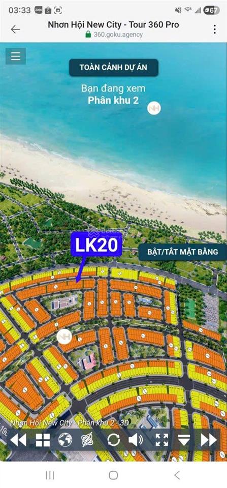 Bán lô đất biển quy nhơn, đã có sổ. giá 1 tỷ 530