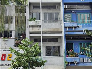 4 tầng đường lê hồng phong, quận 10. nở hậu 8,5m. 2 mặt tiền trước sau. diện tích 78m2. giá 30,5 tỷ