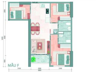 Tôi cần bán gấp căn hộ 3pn, 2wc tại bcons avenue, 2,7 tỷ, 60m2