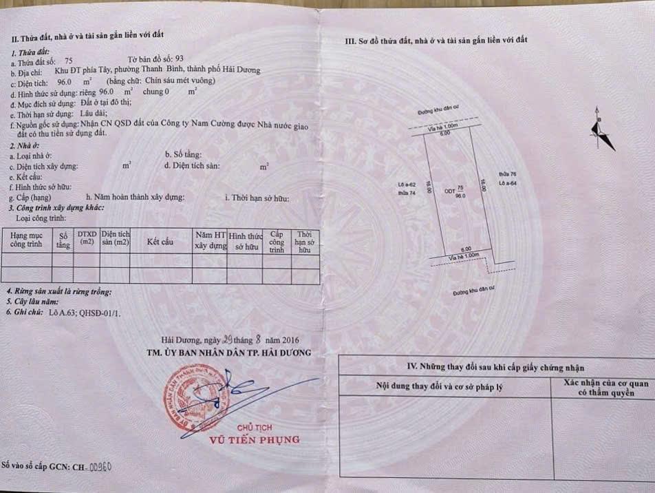 Bán đất chợ Hội Đô – lô 2 mặt đường, kinh doanh cực tốt chỉ 3.3ty