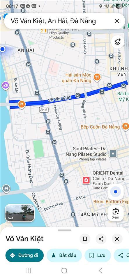 Bán đất tặng nhà sát mặt tiền võ văn kiệt , đà nẵng