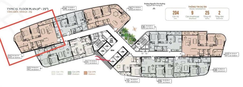 Độc quyền bán 20.3 tỷ căn 3pn 127m2 căn góc view sông trực diện. rẻ nhất thị trường. xem nhà 