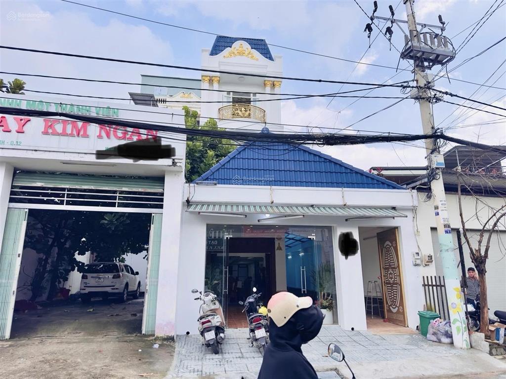 Biệt thự mặt tiền q12  7m x 50m  4 tầng  thiết kế tân cổ điển   ngay
