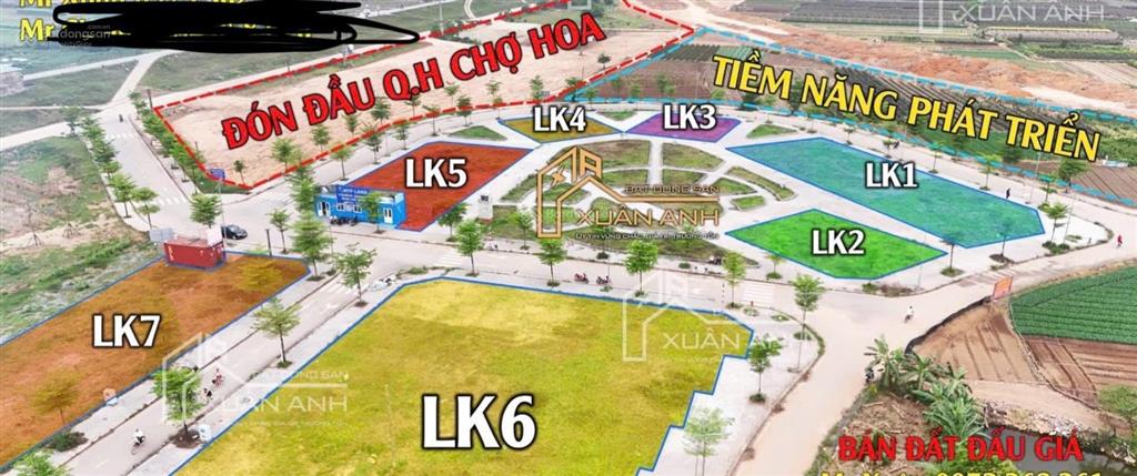 Đấu đấu giá x1 đông cao sát chợ hoa và đại lộ cảnh quan sông hồng