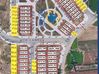 Đất đấu giá lô góc sát chợ hoa, chợ rau ôm quanh khu đấu giá x1 đông cao