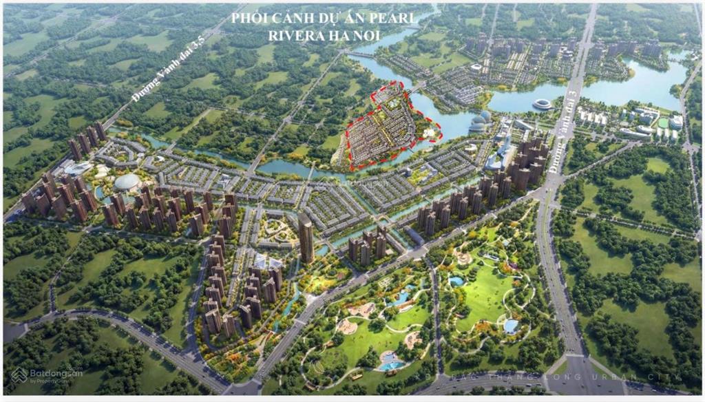 Chính thức nhận booking dự án pearl river của cđt prime land kđt đẳng cấp đầu tiên tại mê linh