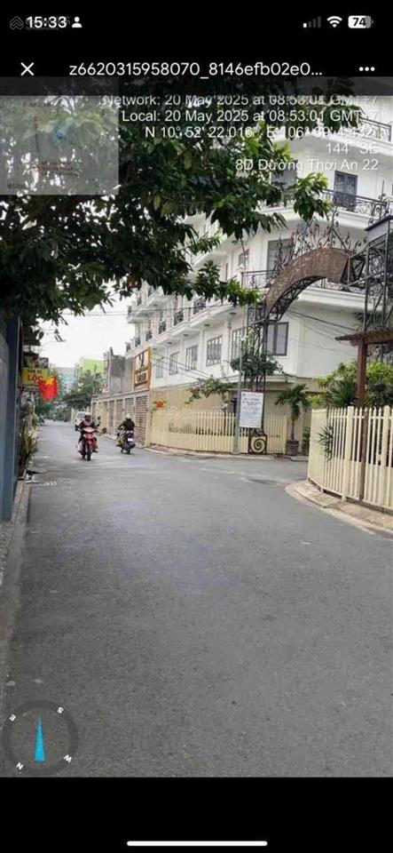 6,7 tỷ mặt tiền ta22, quận 12 nhà đẹp 1 trệt 1 lửng 3 lầu, 4pn 5wc. dt 4x16m (64m²)