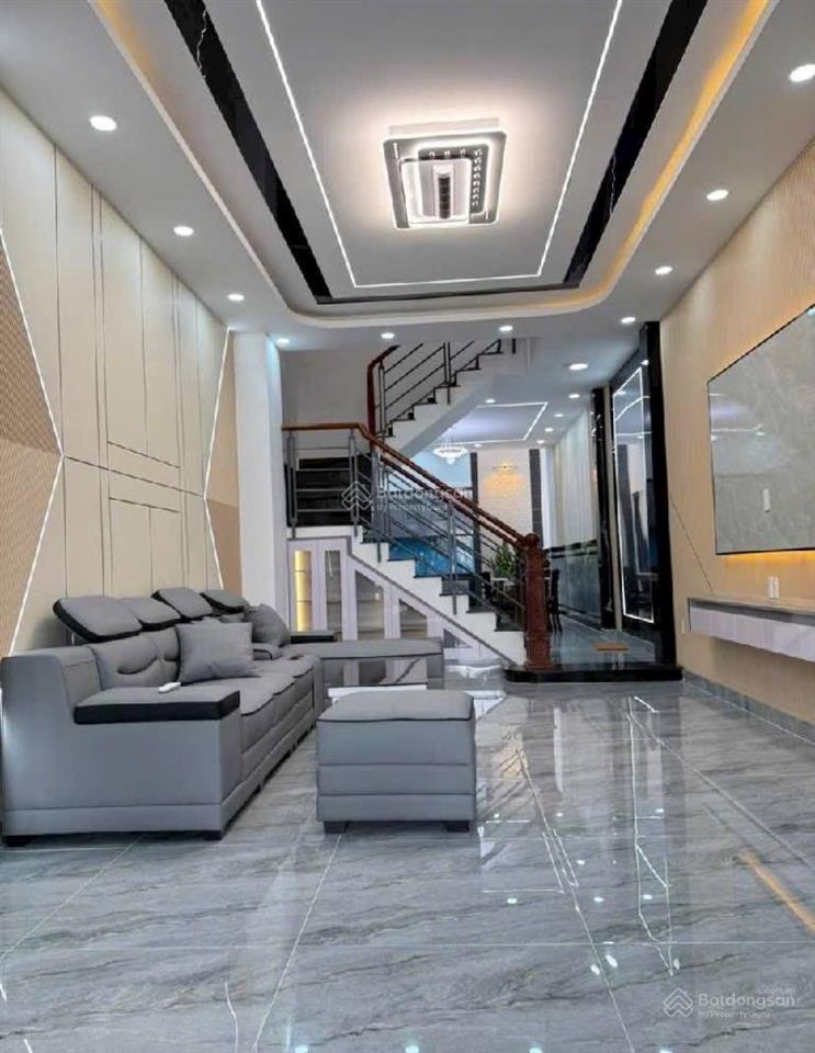 Xe hơi ngủ trong nhà  thông 6tỷ nhỉnh thới an lê thị riêng. nhà đẹp 3 tầng full nội thất